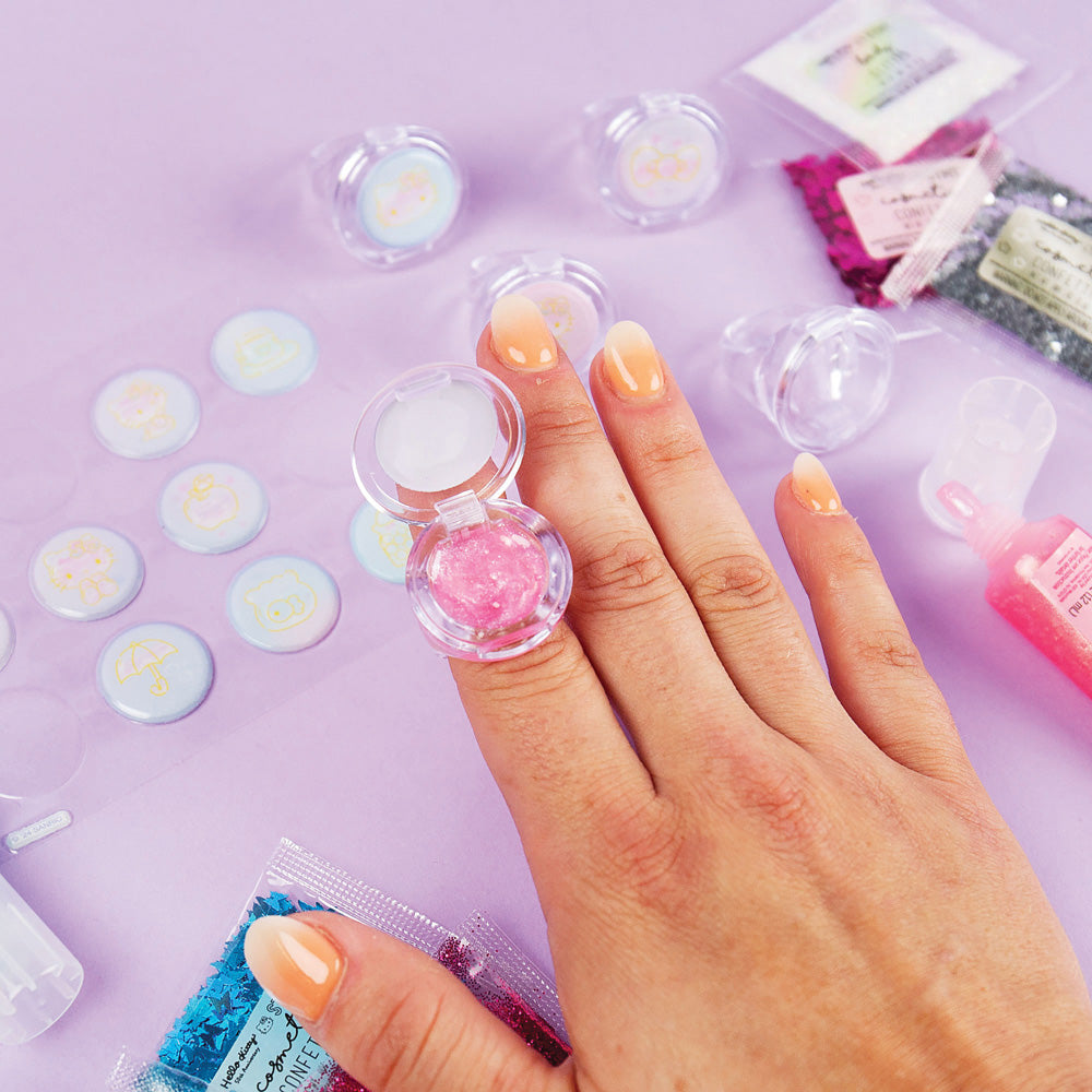 Hello Kitty 50th Anniversary STMT Shimmer Lip Gloss Rings Set