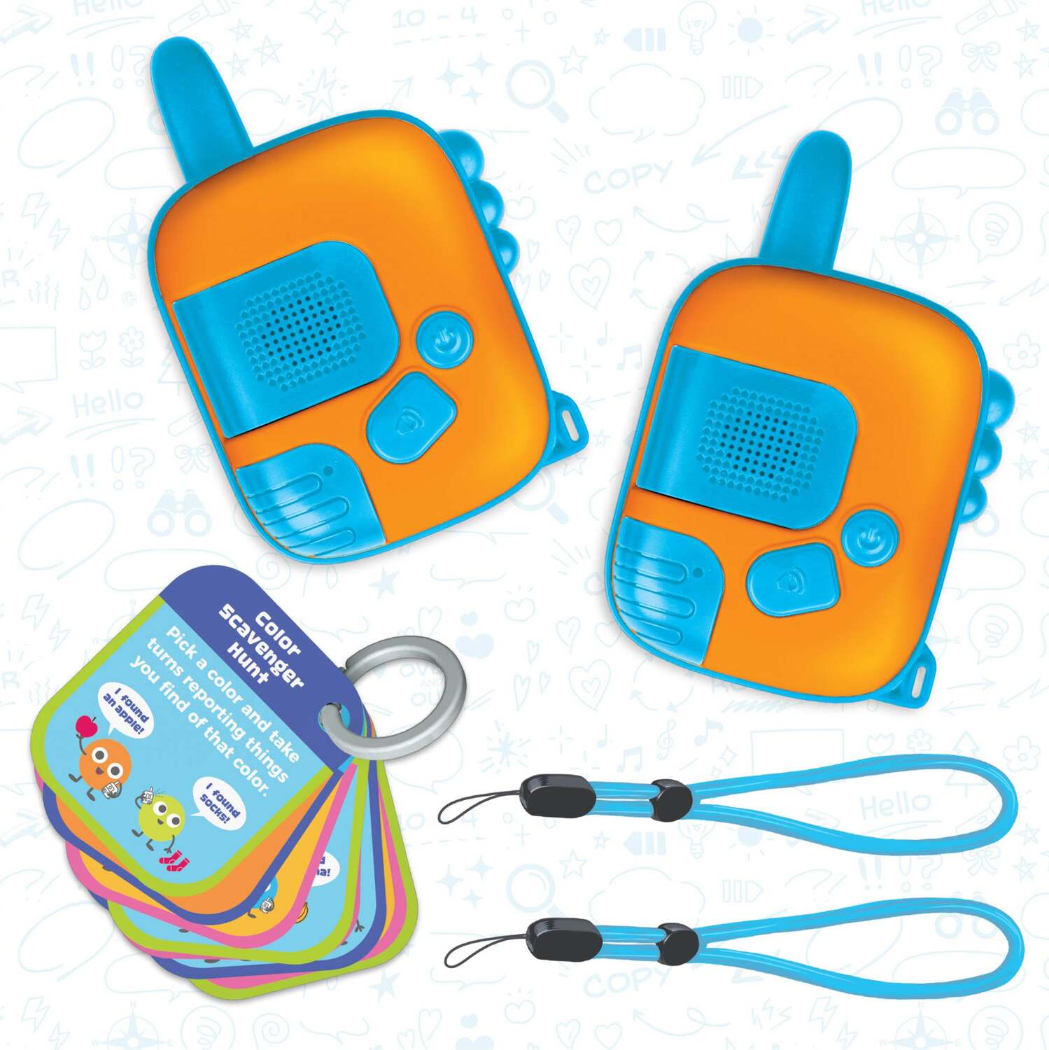 Walkie Talk-Along Scavenger Hunt & Adventure Set