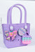 Beach Tote Bag with Charms - Bowtiful