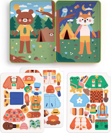 Mudpuppy Happy Camper Magnetic Play Set