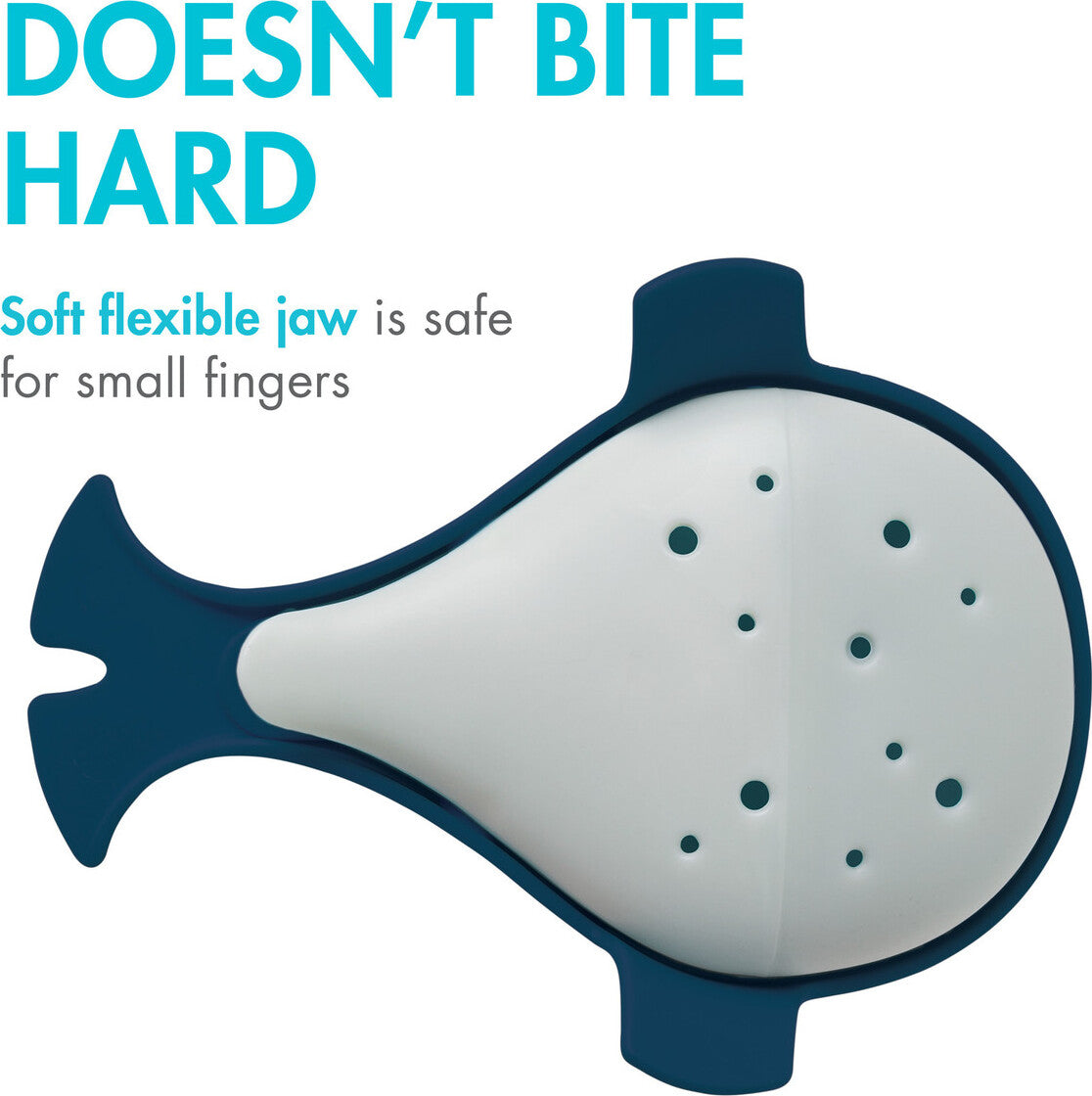 Chomp Hungry Whale Bath Toy – Navy