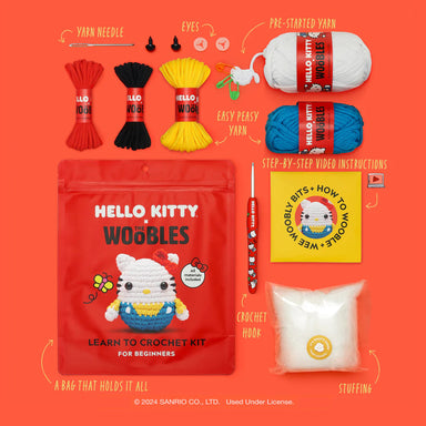 Hello Kitty Beginner Crochet Kit
