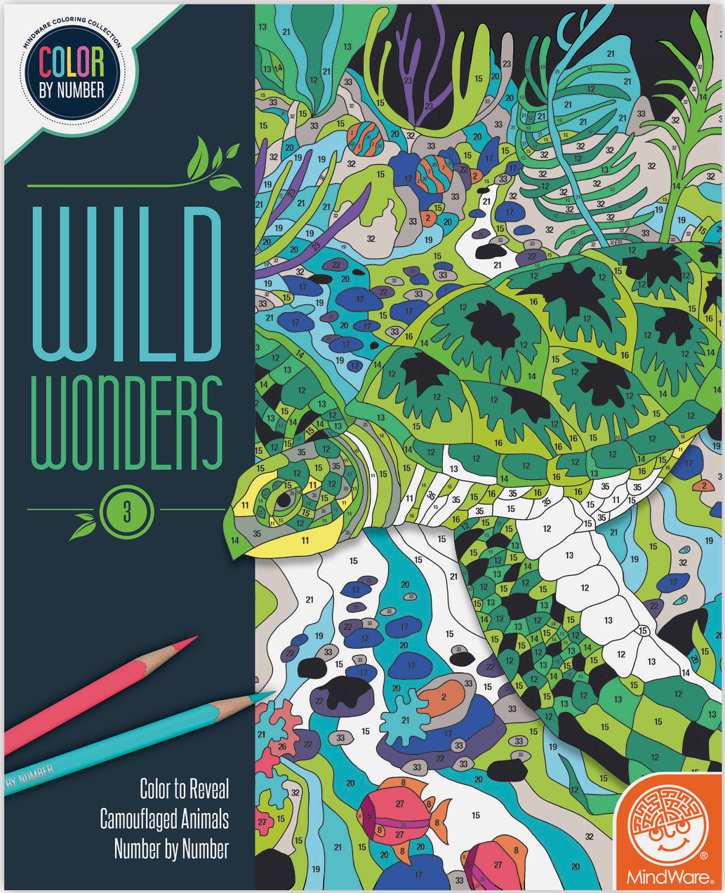 Color by Number Wild Wonders Book 3