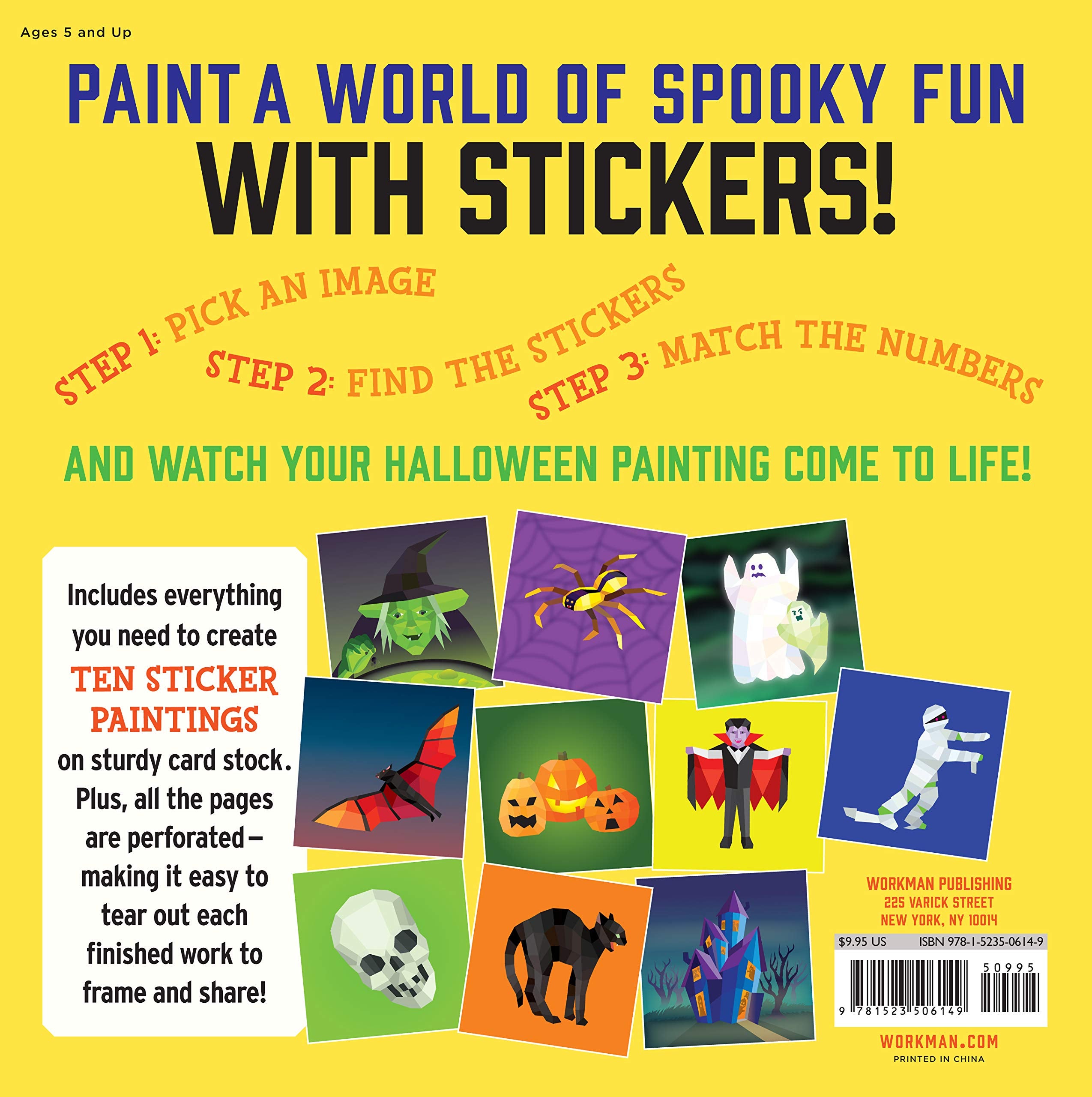 Paint by Sticker Kids: Halloween