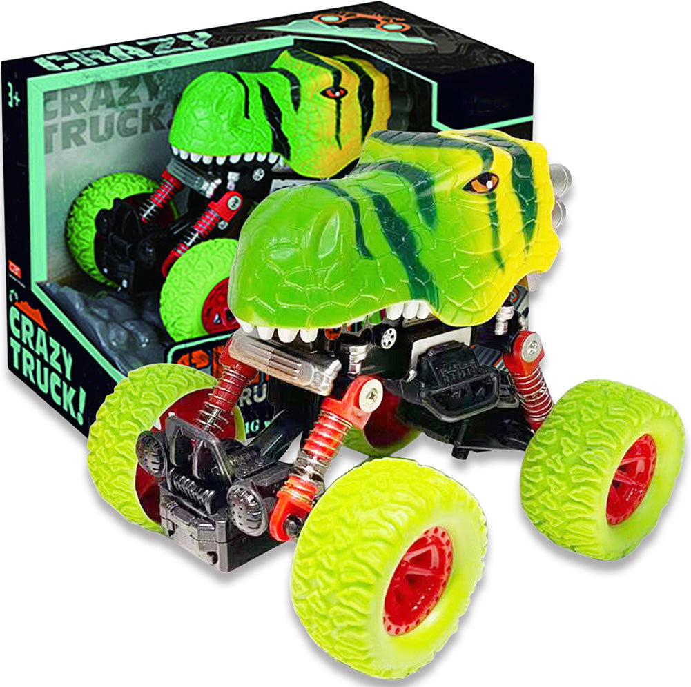 Jurassic Green Dinosaur Crazy Truck
