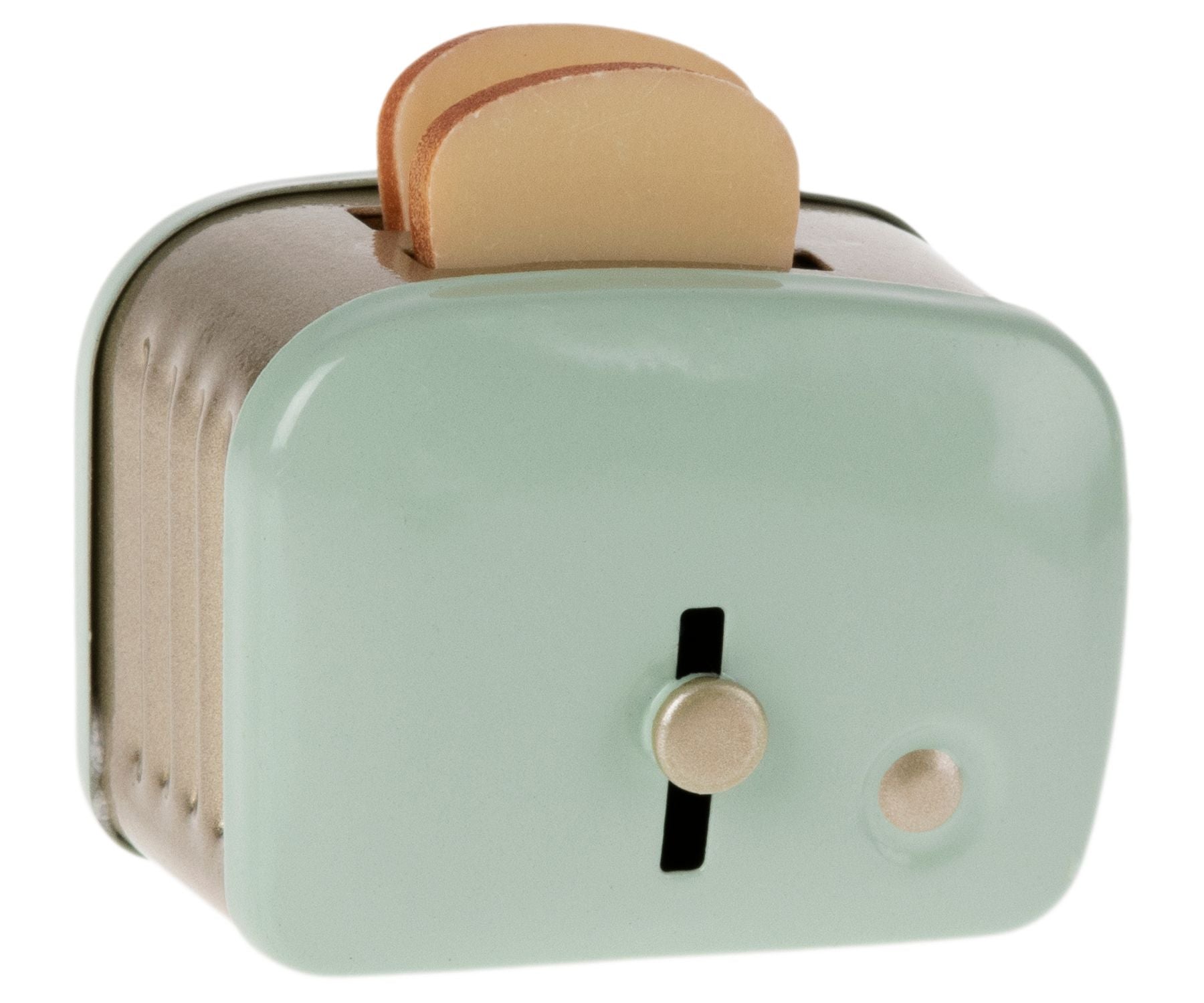 Maileg Miniature Toaster & Bread in Mint