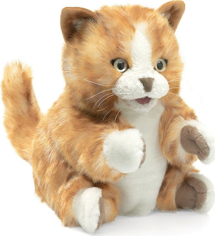 Orange Tabby Kitten Puppet