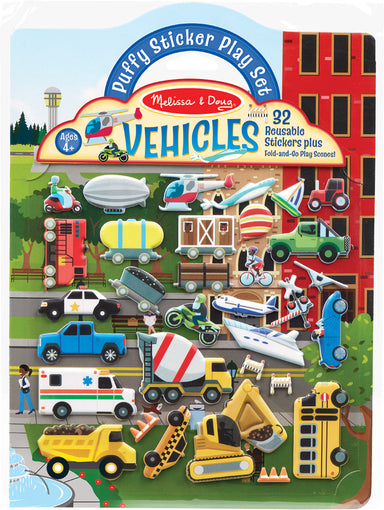 Puffy Sticker Vehicles Play Set