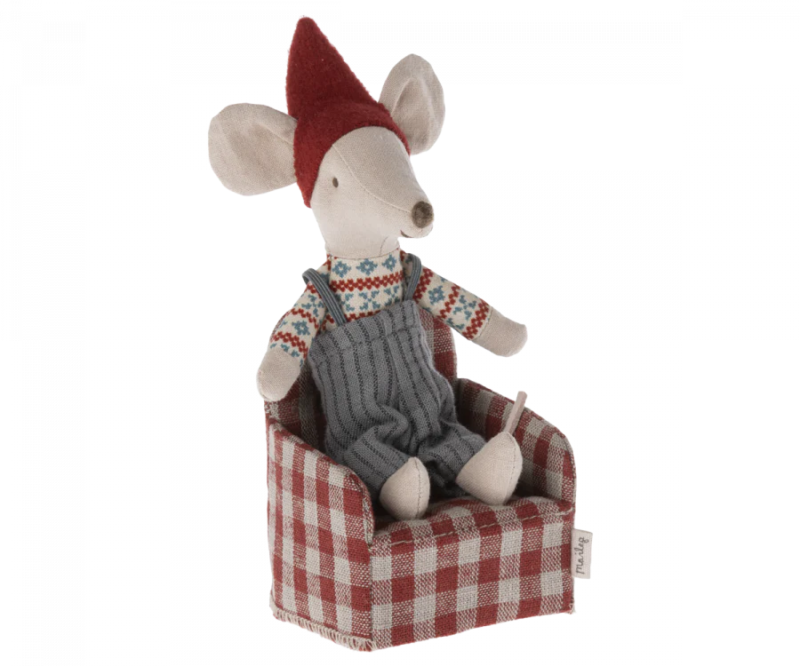 Maileg Red Mouse Chair