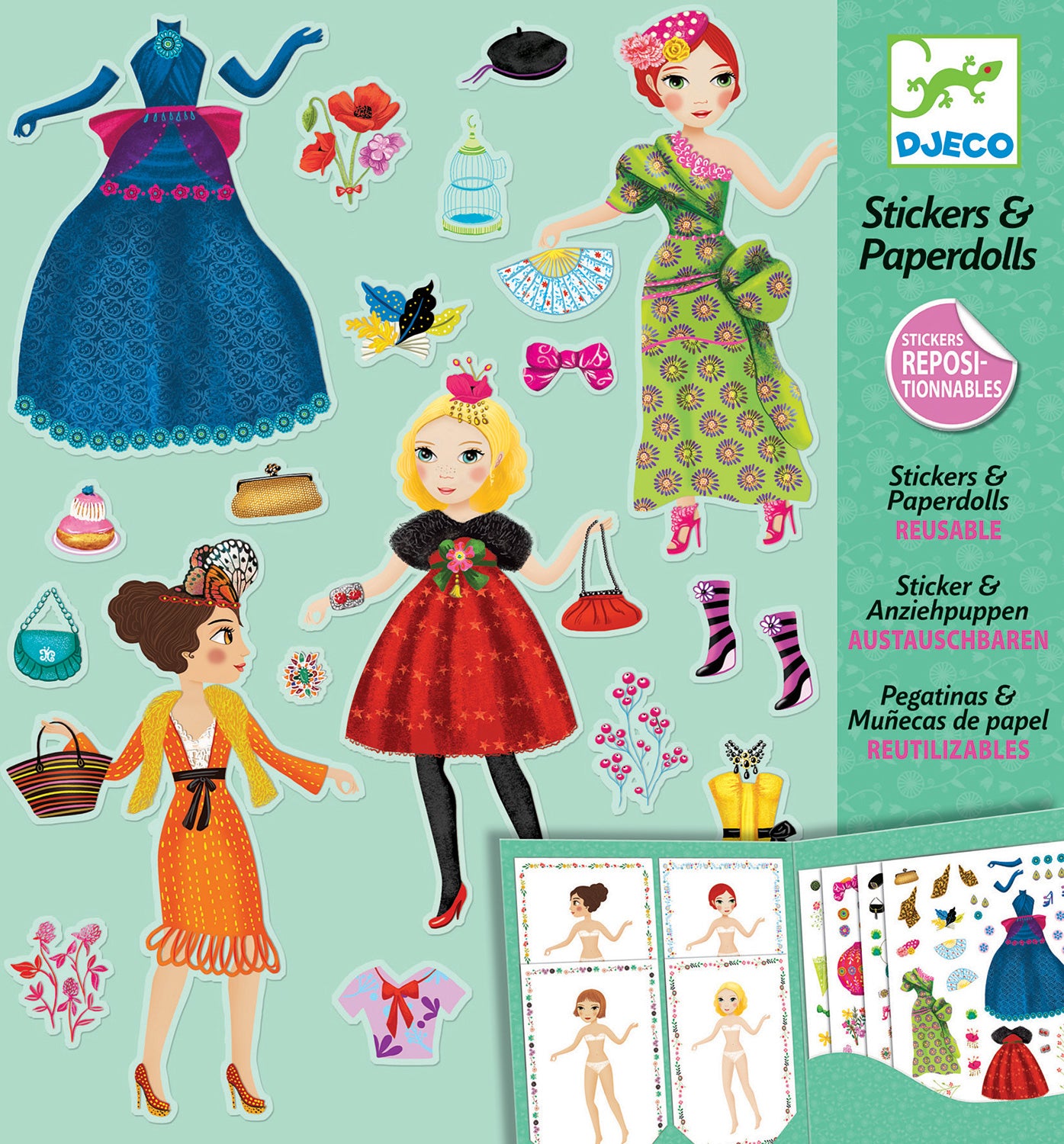  Massive Fashion Paper Dolls Kit