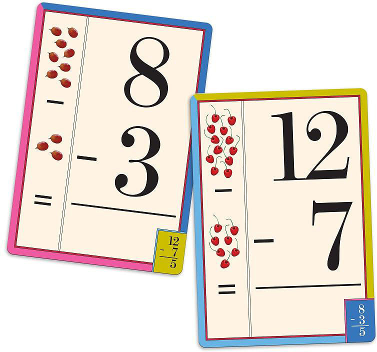 Subtraction Flash Cards