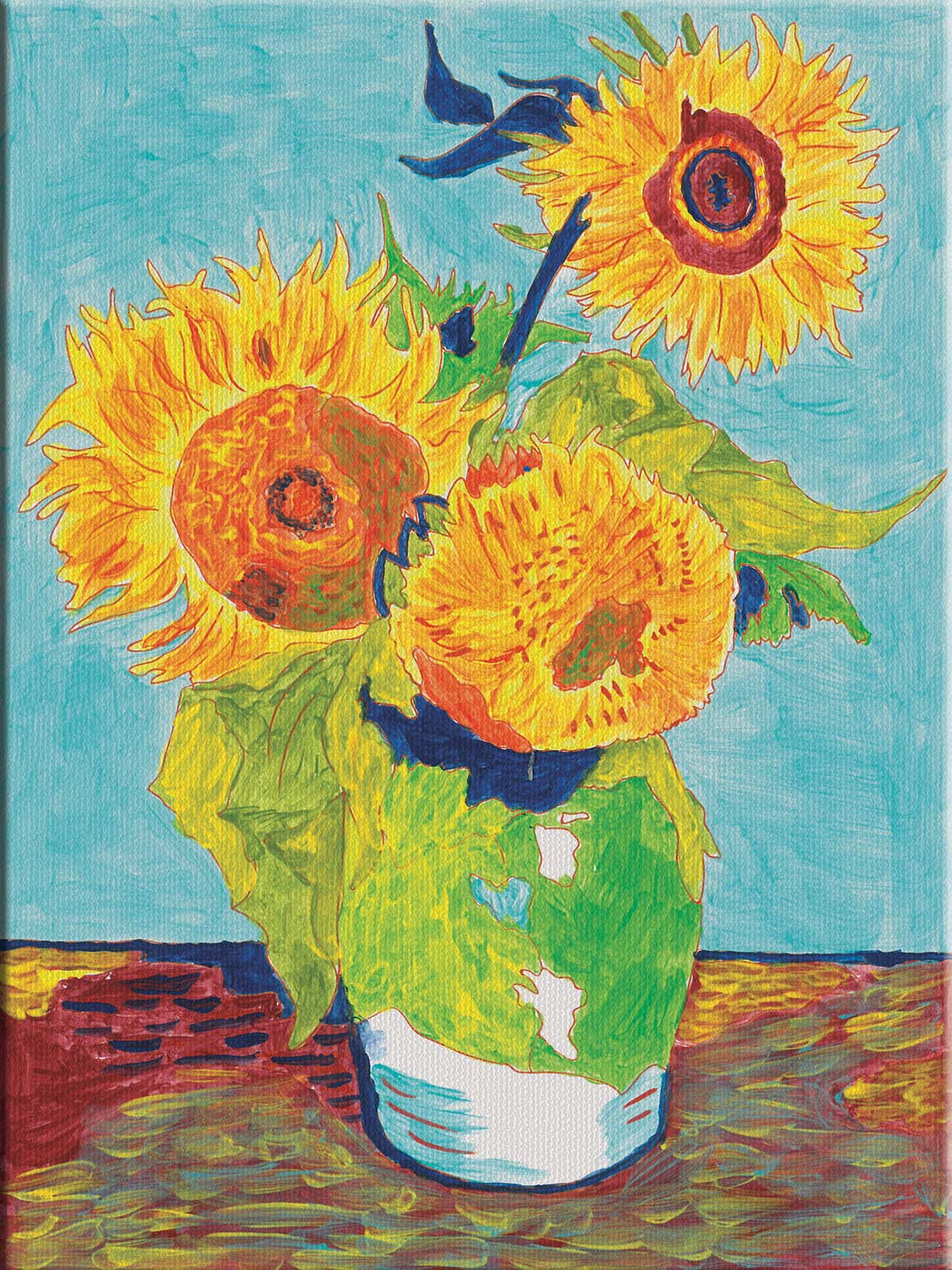 Paint By Number Museum Series-Sunflowers