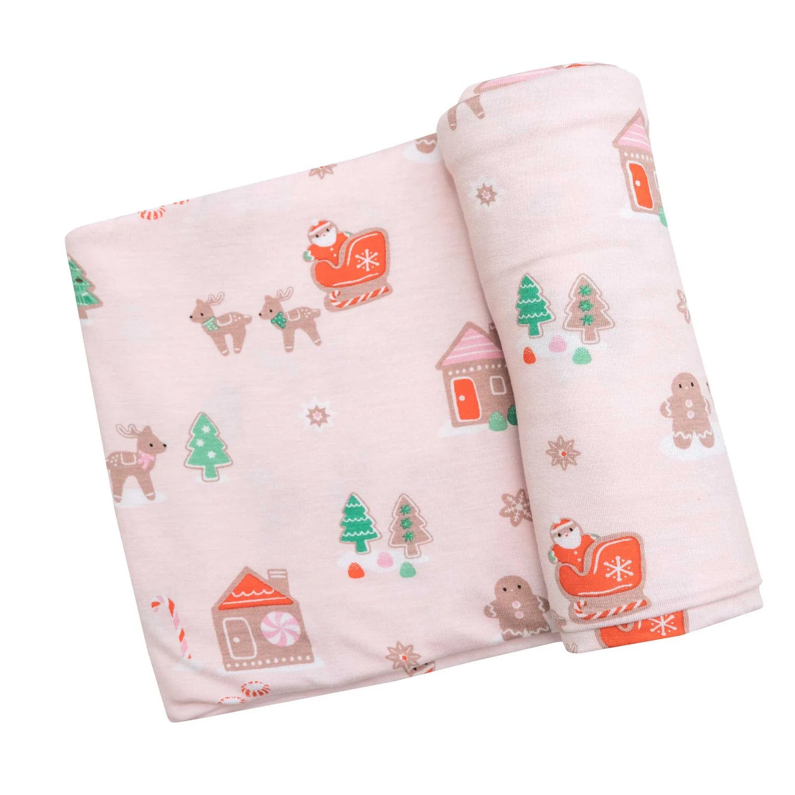 Trees on Cars Swaddle Blanket