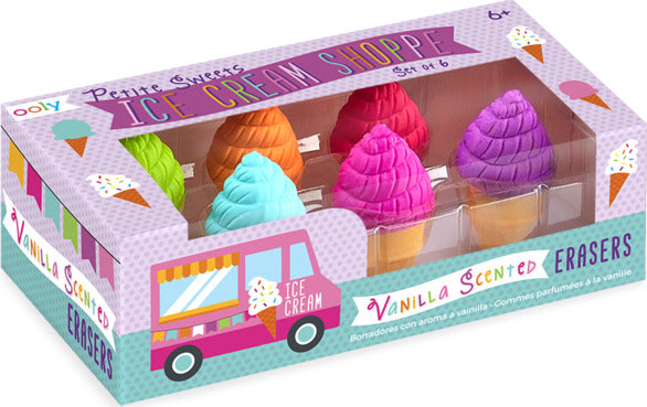 Petite Sweets Ice Cream Shoppe Scented Erasers