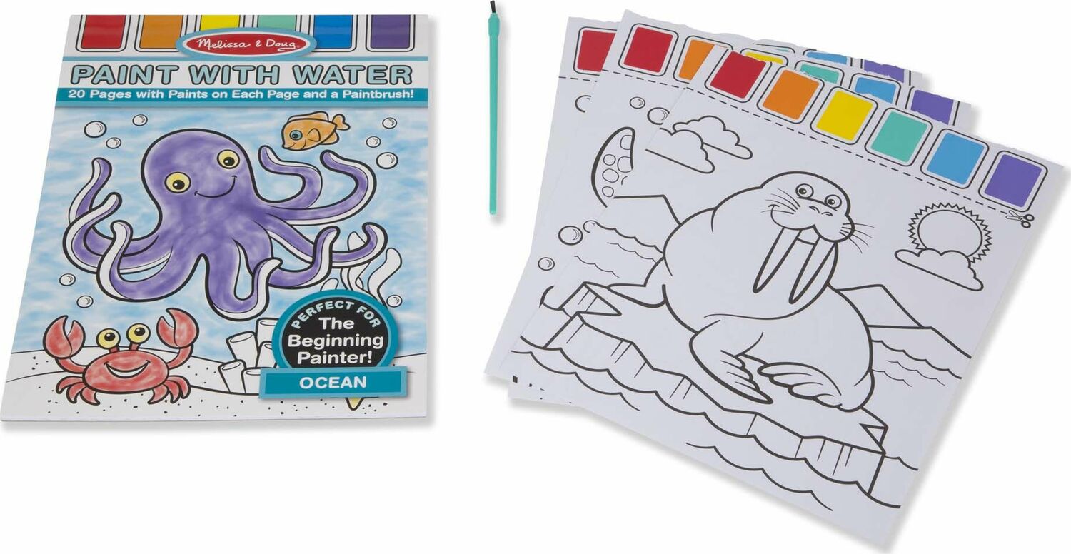 Ocean Paint with Water Kids' Art Pad