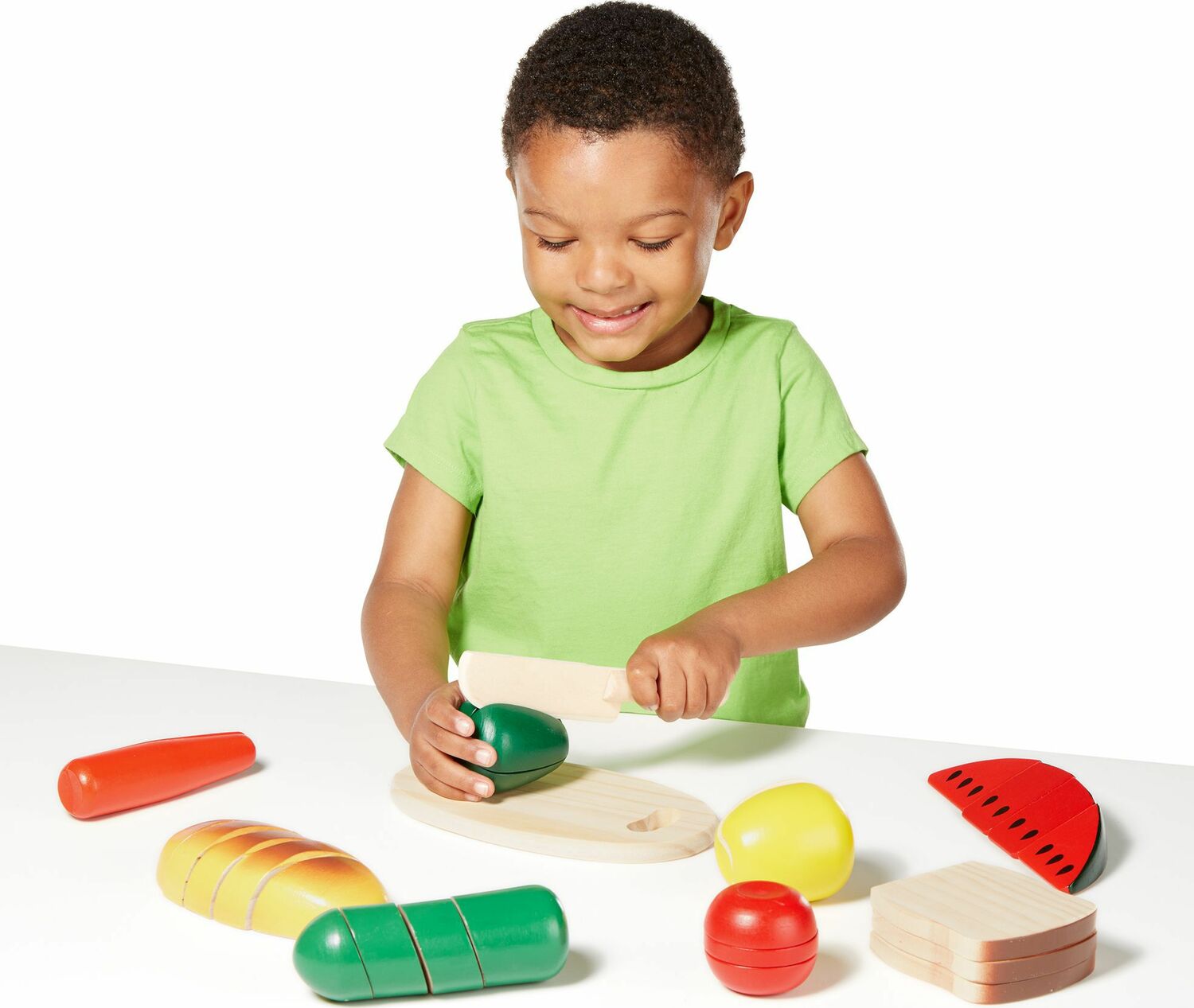 Cutting Food - Wooden Play Food