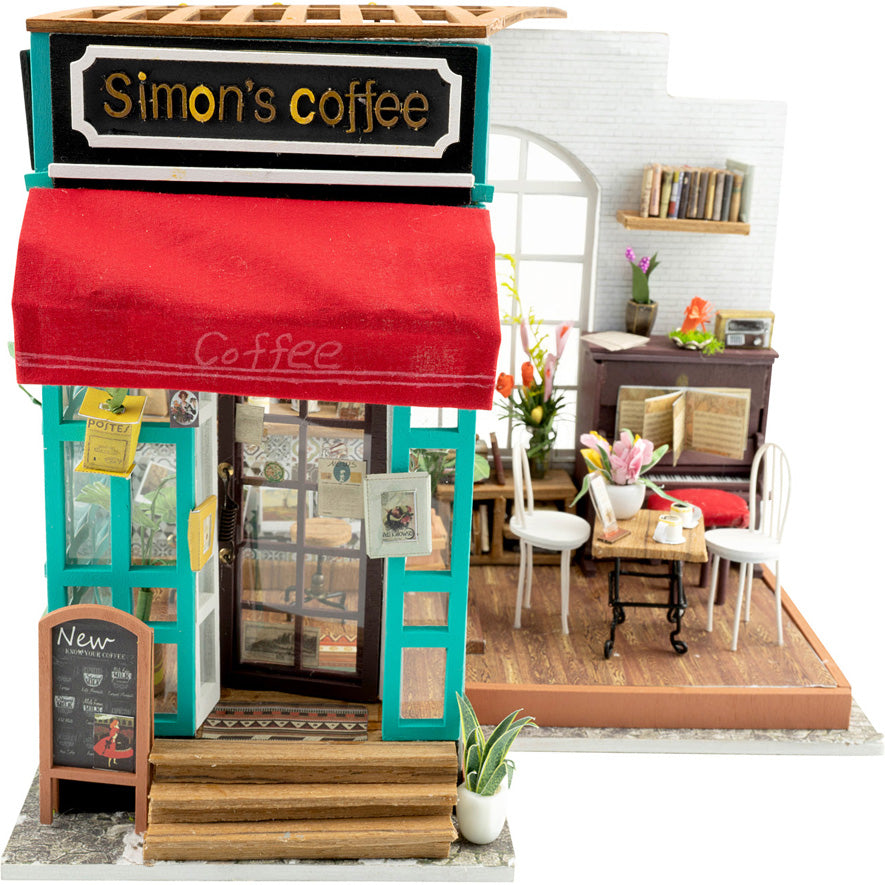 DIY Miniature House: Simon's Coffee Shop