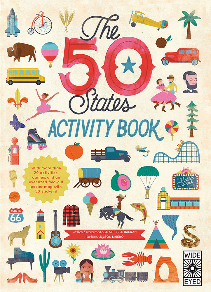 The 50 States Activity Book